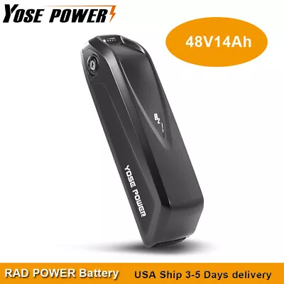 RAD POWER Lithium Ebike Battery 48V 14Ah Rad External Battery Pack • $314.99