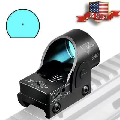 SRO Red Dot Sight Scope Reflex Tactical MOA 20mm Hunting RMR Glock Pistol US • $54.99