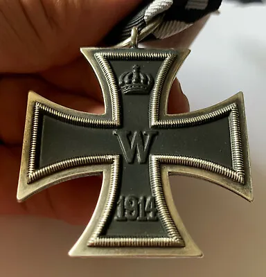 £13.95 • Buy WWI IMPERIAL GERMAN 1914 IRON CROSS 2nd Class Medal Full Size Award With Ribbon