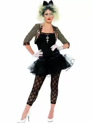 Madonna Costume 1980s Pop Queen Adult 80s Wild Child Popstar. SMALL MADE • £28.50