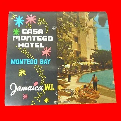 Casa Montego Hotel Montego Bay Jamaica Vintage Match Book Universal Match Corp. • $4.99