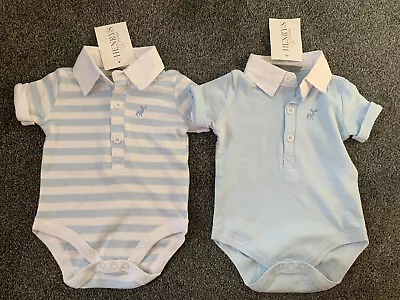 2 X Baby Boy's Honour & Pride Babysuit Grow Size 3-6 Months BNWT • £9.99