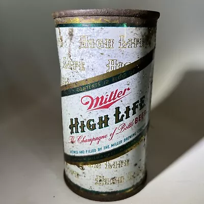 Vintage Miller High Life Flat Top Beer Can Milwaukee Wisconsin • $9.80