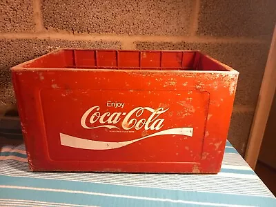 Coca Cola Plastic Crate Vintage 70s 80s Well Used B77 • £12.99