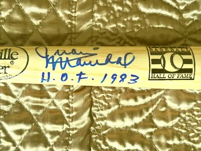 JUAN MARICHAL Signed HOF Mini Bat HALL OF FAME 16 Inch With HOF Inscription RARE • $55