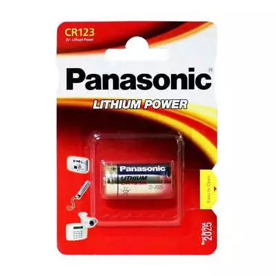 Panasonic CR123A Lithium Battery • $11.45