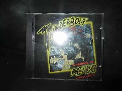 AC/DC TRIBUTE - THUNDERBOLT CD Lemmy Quiet Riot Bach 1998 Various Artists • $12.99