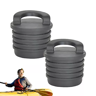 2PCS Rubber Marine Scupper Plugs Drain Holes Stoppers Bungs For Kayak Canoe Boat • $8.36