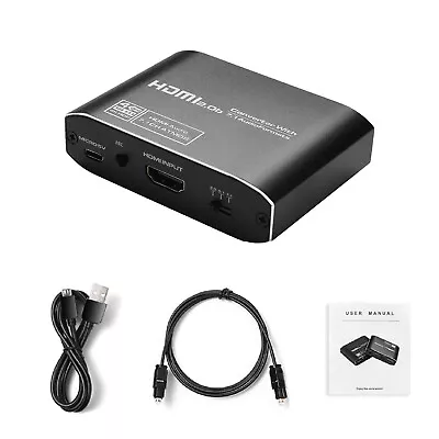 4K 60Hz HDMI 2.0b ARC Audio Extractor Splitter With Fiber Optical SPDIF 7.1-CH • $35.99