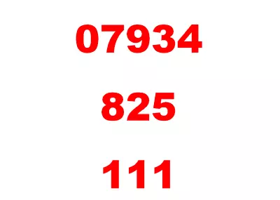 ***02 New Easy Golden Vip Mobile Number 07934 825 111 Pay-as-you-go Sim Card*** • £7.95