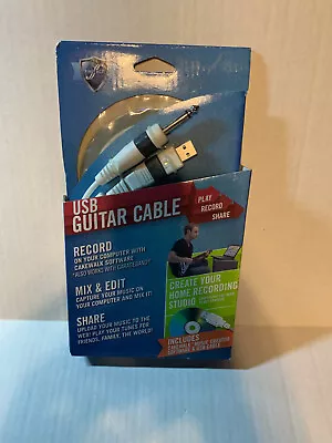 First Act MX901 USB Guitar Cable And Cakewalk Music Software NEW • £18.99