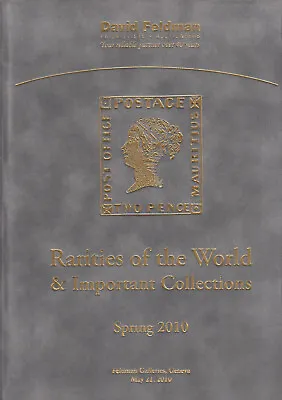 £15.24 • Buy Rarities Of The World, Rare Stamps, Covers, Collections. 2010 Feldman Catalog