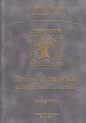 £15.24 • Buy Rarities Of The World, Rare Stamps, Covers, Collections. 2010 Feldman Catalog