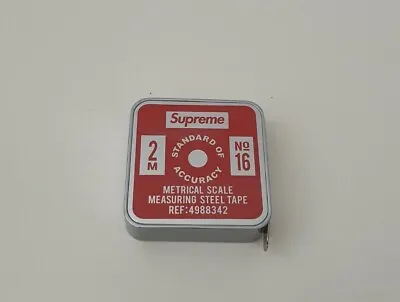 New SS19 Supreme Penco Measure Tape Red Steel Measuring Metrical Scale • £80