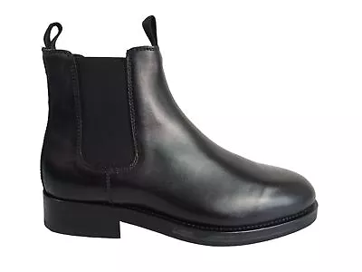 BELSTAFF Longton Chelsea Boots Men's Black Leather Size EU43 UK9 RRP275 NEW • £151.25