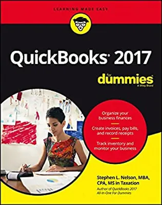 QuickBooks 2017 For Dummies Paperback Stephen L. Nelson • £3.28