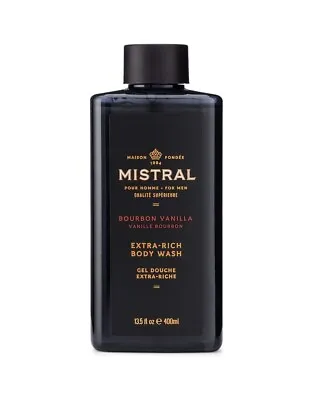 NEW Mistral Extra Rich 2-in-1 Body And Hair Wash Bourbon Vanilla 13.5 Oz • $15.99