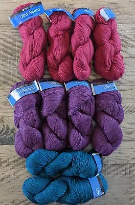 10 Skeins Berroco Ultra Alpaca Yarn. (9Y) • $30