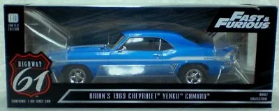 1969 YENKO Camaro Lemans Blue 1:18  18001 • $289.95