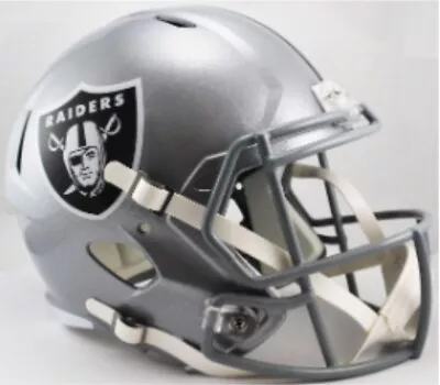 LAS VEGAS RAIDERS Riddell Speed NFL Full Size Replica Football Helmet • $139.95