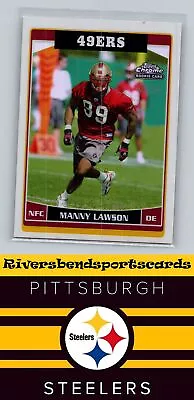 2006 Topps Chrome #177 Manny Lawson Rookie Refractors • $1.50