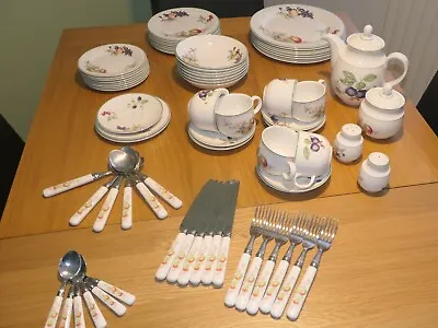 £250 • Buy M&S Marks & Spencer - Ashberry Dinner Service Cutlery Teapot Etc. 2605 74 Items