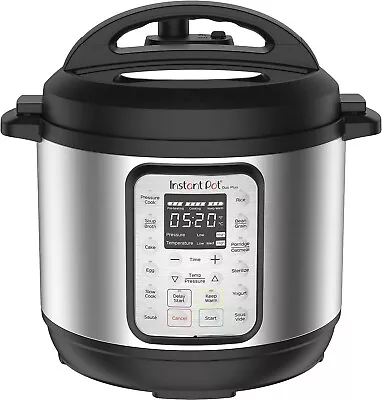 Instant Pot Duo Plus 6-Quart Whisper Quiet 9-in-1 Electric Pressure Cooker • $79.99