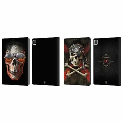 OFFICIAL ANNE STOKES SKULL LEATHER BOOK WALLET CASE FOR APPLE IPAD • £24.95