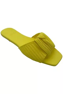 Vince Camuto Washable Knit Slide Sandals Skylinna Dark Lemone • $24.99