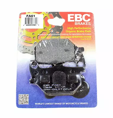 EBC Organic High Perf Brake Pads For 1980-1981 Yamaha XS850 SPECIAL Front • $31.40