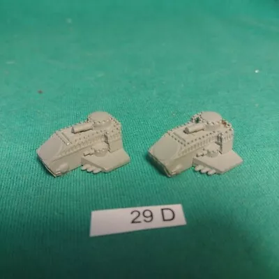 Lot 29D 2 Thunderhawk Gunships Space Marines Metal 6mm Epic Titan Legion • $24