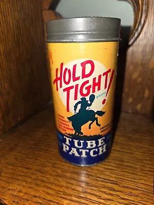 Vintage  Hold Tight  - 4-1/4  Tube Patch Can - Monkey Grip Dallas 22 Texas USA • $46.50