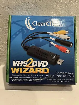  VHS To DVD Wizard With USB Video Grabber ClearClick Converter • $20