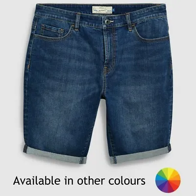 £10.49 • Buy Mens Next SKINNY Denim Shorts Waists 26 - 42 Short Regular Long EXPRESS OPTION