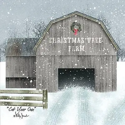 Billy Jacobs Cut Your Own Christmas Tree Barn Farm Art Print  12 X 12 • $11.95