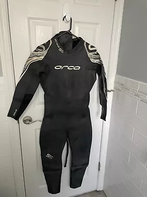 Orca S5 Wetsuit - Men's Long Sleeve Full Suit - 5mm Neoprene - Size 10  - Black • $70