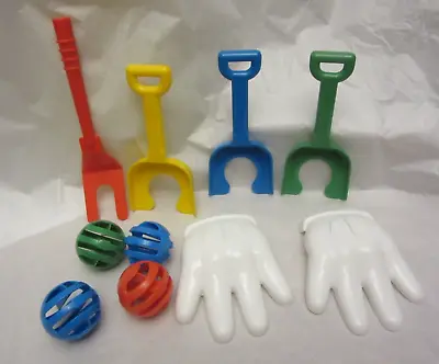 VTG Mr Bucket Game Replacement Pcs 4 Shovels 4 Balls 2 Hands • $12.50