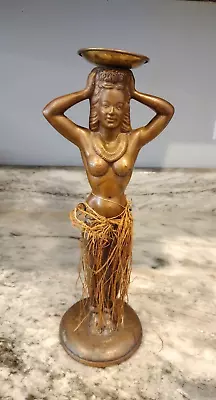 1940's Vintage Dodge Hula Headache Girl Lamp FOR PARTS OR REPAIR Hawaiian Decor • $150