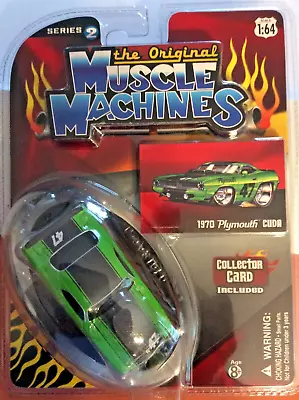 The Original Muscle Machines 1970 Plymouth  Cuda 1/64  --  70 Cuda  -- • $16.99