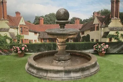 £1881.92 • Buy  Edwardian Ball Water Fountain, In Medium Cambridge Surround Stone Garden Featur