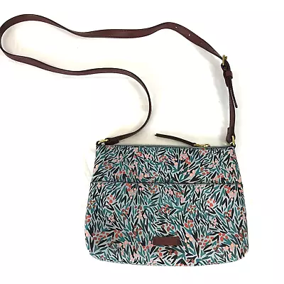 Fossil ~ Printed Floral Crossbody Purse Bag 9x7  • $17