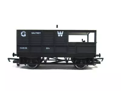 HORNBY GWR 20T Brake Van - Grey - 114925 Saltney - OO Gauge • £5.95