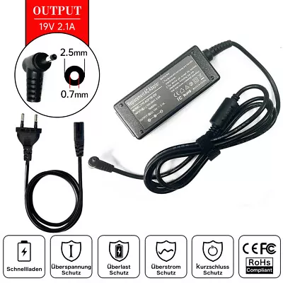 19V Small Tip AC Adapter Charger For Asus N17908 V85 R33030 Laptop Power Supply • £11.63