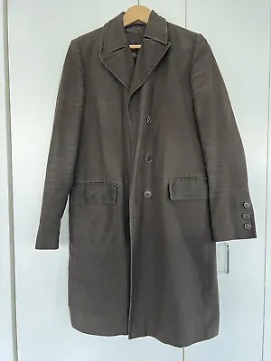 Vintage Helmut Lang Moleskin Overcoat • $350