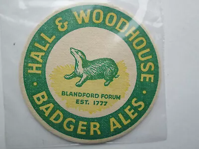 HALL & WOODHOUSE BREWERY BEERMAT.  Cat No. 7. • £1.50