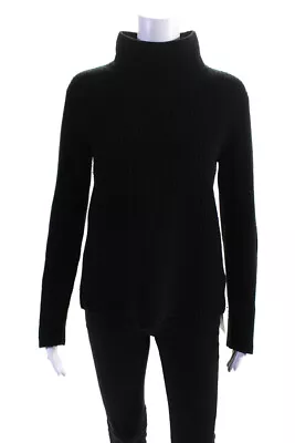 Vince Womens Cashmere Long Sleeves Turtleneck Sweater Black Size Small • $52.45