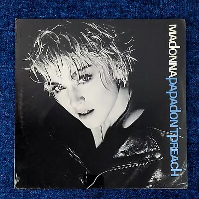 MADONNA SEALED PAPA DON'T PREACH 12'' VINYL US LP RECORD 1986 True Blue • $55