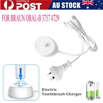 $16.79 • Buy Electric Charger Toothbrush Dock Base For BRAUN ORAL-B 3757 4729 OralB Model AU