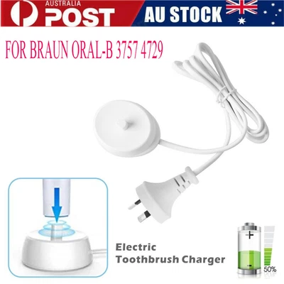 $16.79 • Buy Electric Charger Toothbrush Dock Base For BRAUN ORAL-B 3757 4729 OralB Model AU