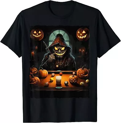 NEW LIMITED Billiards Halloween Cool Design Best Gift Idea Tee T-Shirt S-3XL • $23.71